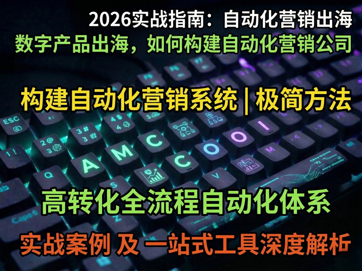 数字产品出海自动化营销流程图解
