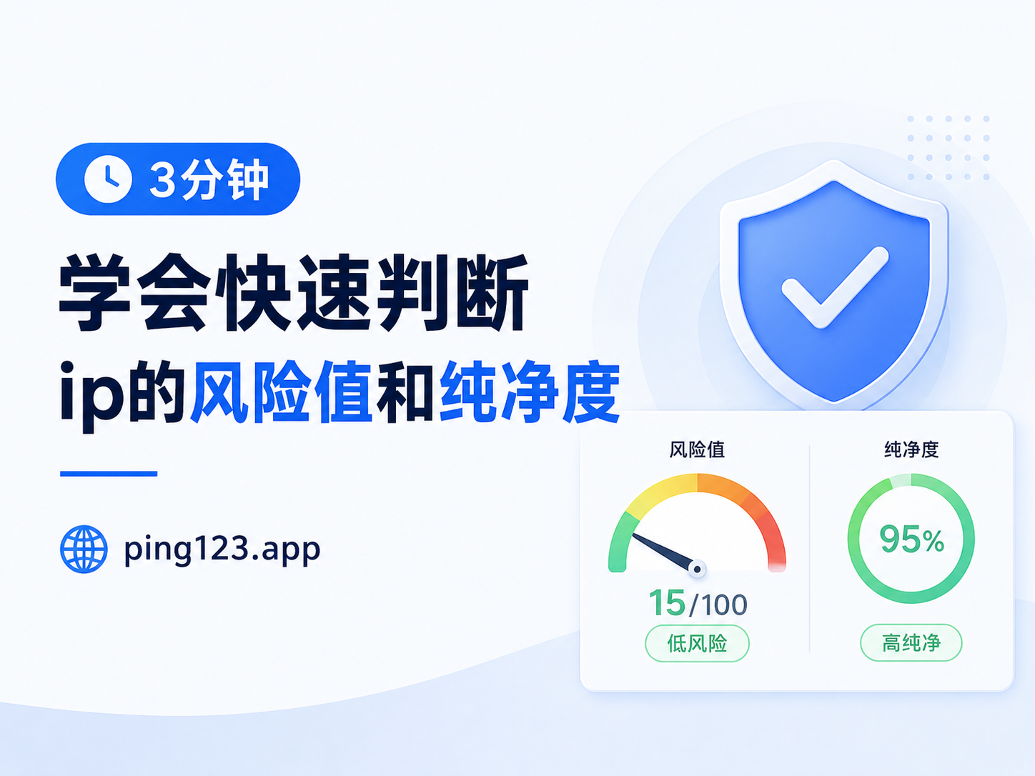 IP风险值与纯净度快速判断教程的配图，展示相关概念